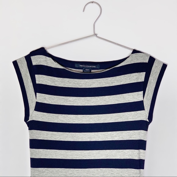 2/$50 New French Connection Nautical Stretch Dress - Picture 5 of 13